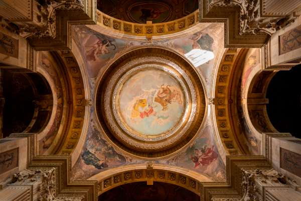 A huge painted dome at Castle Howard