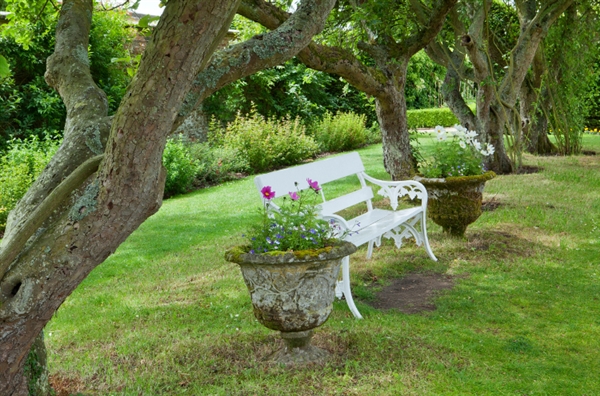 A place to relax in the Walled Garden
